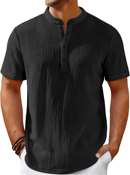 Fran-Camiseta Cuello Mao